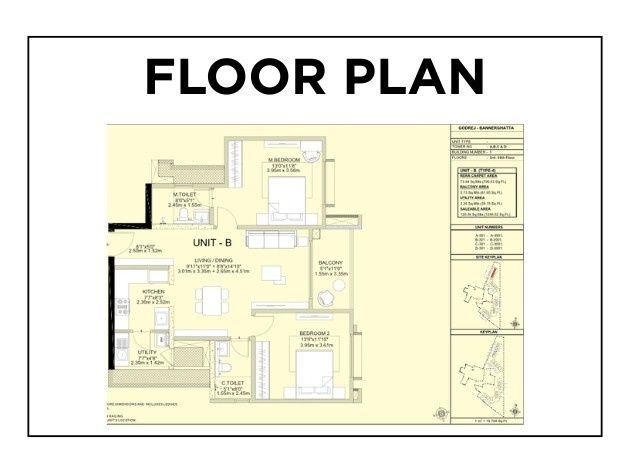 2 BHK Floor Plan