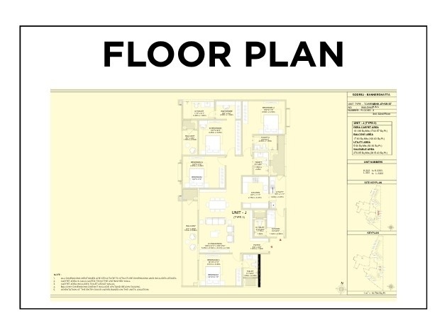 3.5 BHK Floor Plan